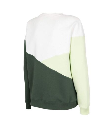 Sweat H4l22 Bld013 Femme Blanc Vert Gris 4F