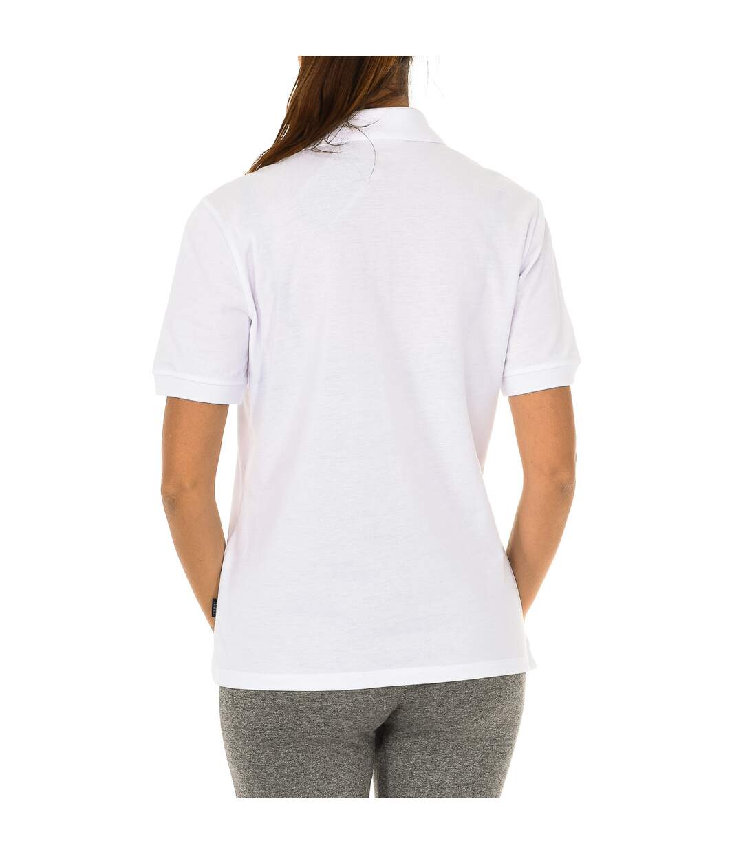 Women's short-sleeved polo shirt with lapel collar 6Z5F81-5J41Z-3