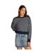 Womens/ladies Striped Boat Neck Regular Sweatshirt Black White Tommy Hilfiger-4