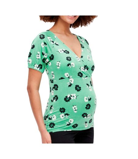 T-Shirt de Grossesse Vert Femme Mamalicious Lovely - L