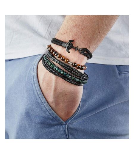 Bracelet noir homme geographical norway 315029 - taille unique