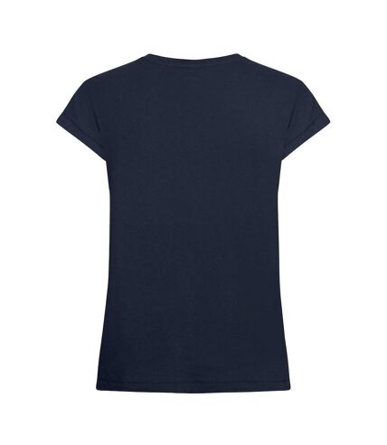T-shirt fashion femme bleu marine foncé Clique Clique