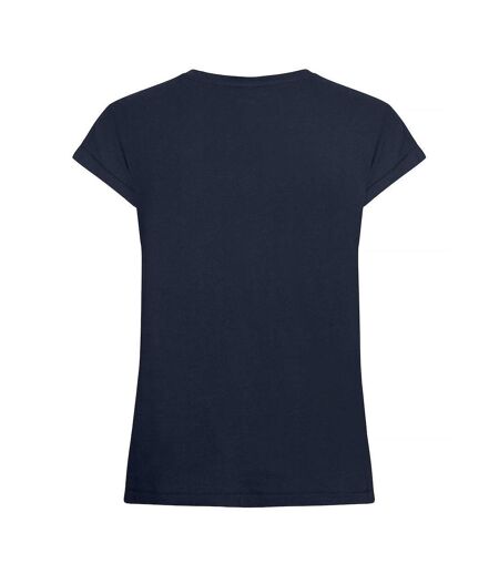 T-shirt fashion femme bleu marine foncé Clique Clique