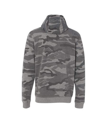 Sweat À Capuche Motif/style Camouflage Adulte Noir Burnside