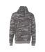 Sweat À Capuche Motif/style Camouflage Adulte Noir Burnside-2
