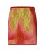 Womens/ladies Floral Pattern Lace Pencil Skirt Red Pink Sinead Gorey-3