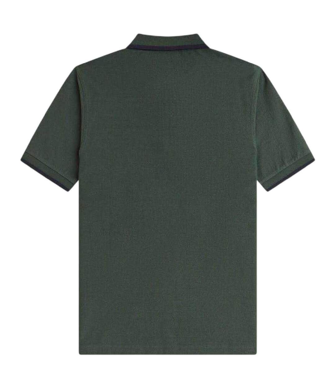 Polo Homme Bleu Vert Fred Perry-3