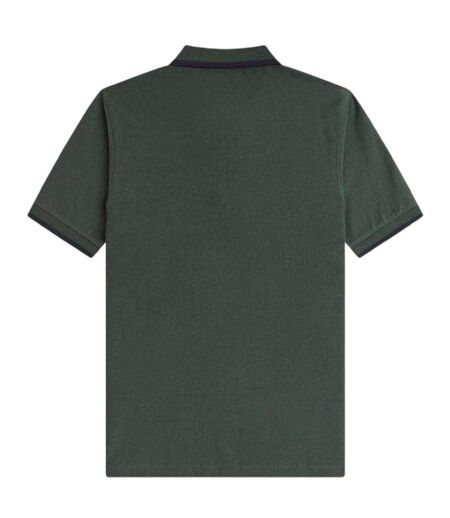 Polo Homme Bleu Vert Fred Perry
