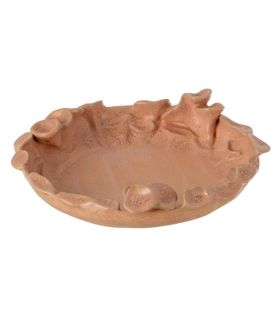 Coupelle en Céramique Ibiza Rond 21cm Orange-1