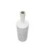 Vase Bouteille Abstrait Nairobi 49cm Blanc-2