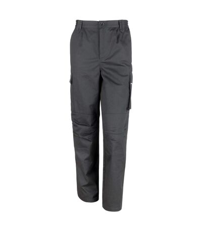 Mens Action Trousers Black WORK-GUARD By Result