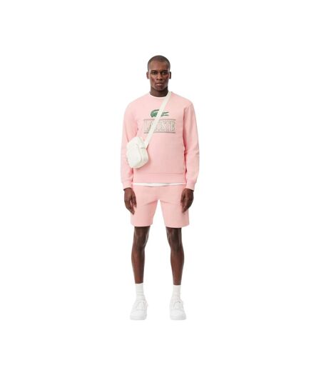 Mens Oversized Sweatshirt Pink Lacoste