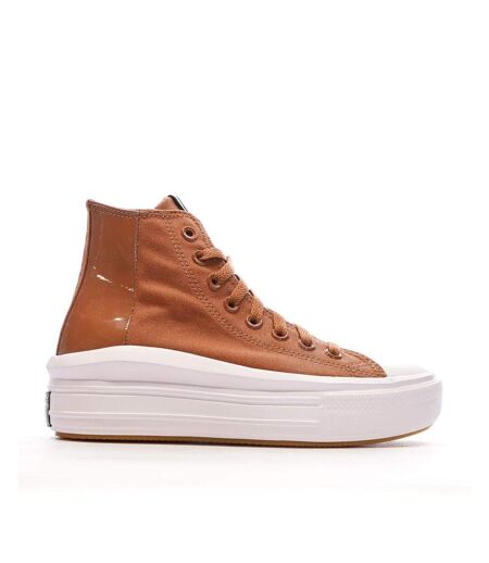 Baskets marrons femme converse all star move platform