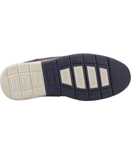 Baskets Motif/style Flèche Homme Bleu Marine Brun Clair POD
