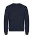 Unisex Adult Miami Round Neck Sweatshirt Navy Clique-1