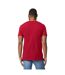 T-shirt À Manches Courtes Et Col En V Homme Rouge Vif Gildan-3