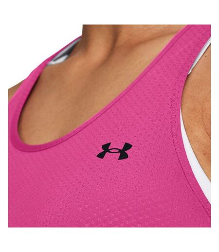 Débardeur armour femme rose Under Armour