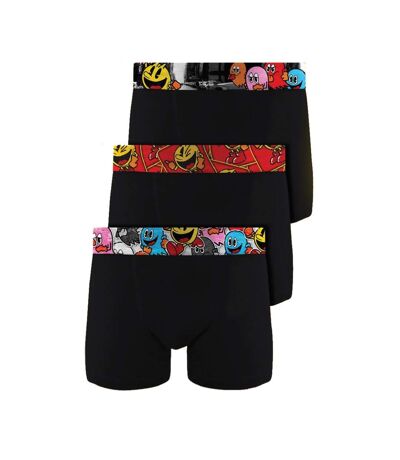 Boxer No Publik Featuring Pacman Homme Confort et Fantaisie en Coton -Assortiment modèles photos selon arrivages- - Pack de 3