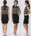 Robe femme sans manches imprimée noire avec ceinture - Féminine et légère-2