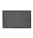 Tapis d'Entrée Anti-Poussière Toscan 50x80cm Noir & Gris-1