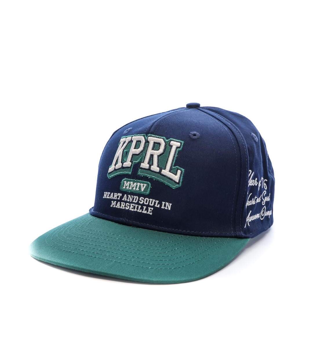 Casquette marine/verte homme kaporal joyce-1