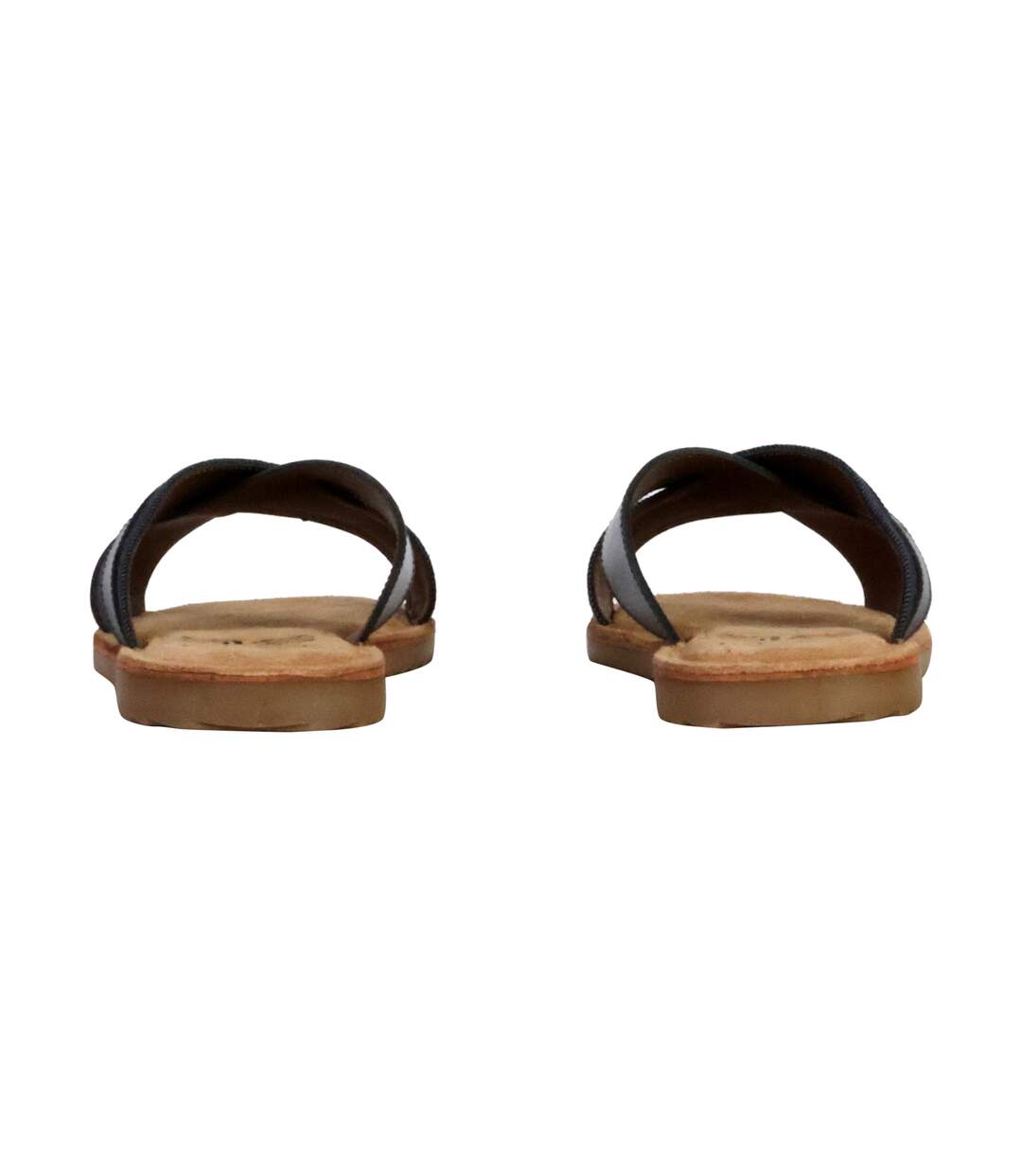 Mules Plates Cuir Kaporal Janel-4