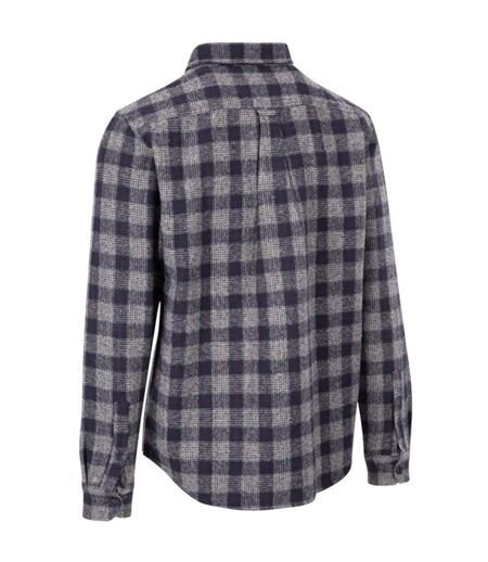 Chemise Manches Longues Motif/style À Carreaux Portlaw Homme Gris Bleu Trespass