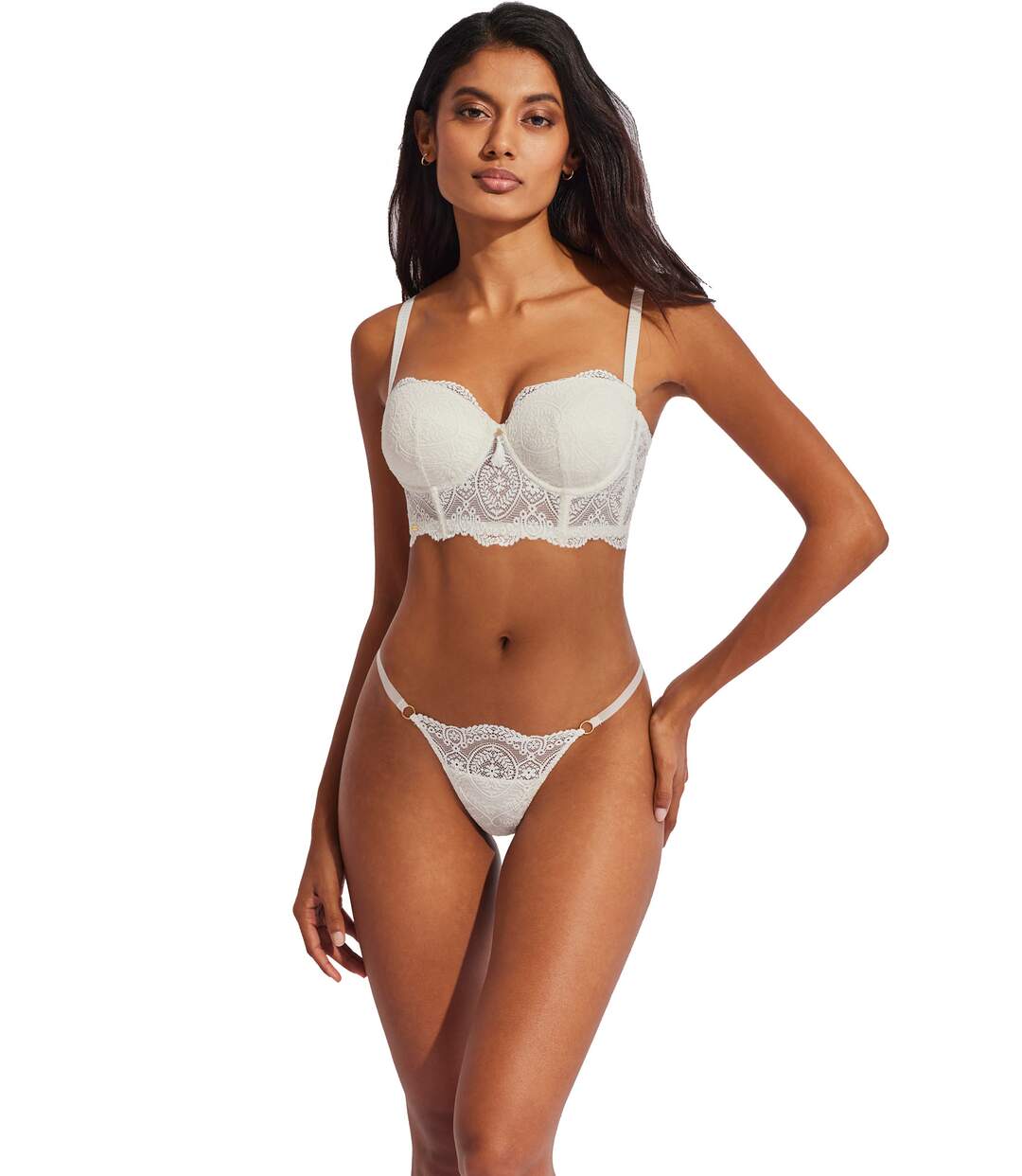 Soutien-gorge bustier balconnet Matilda mariage Selmark