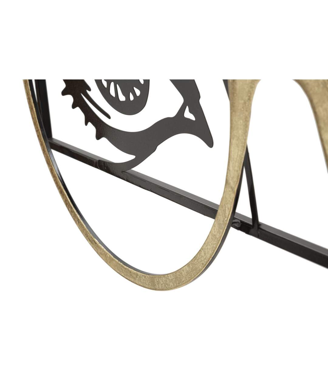 Décoration Murale Encadrée en Métal Eyewear 89cm Noir & Or-4