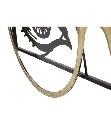 Décoration Murale Encadrée en Métal Eyewear 89cm Noir & Or