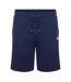 Mens Cotton Blend Sweat Shorts Navy SoulCal-1