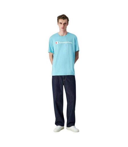 T-shirt Motif/style Logo Homme Bleu Champion
