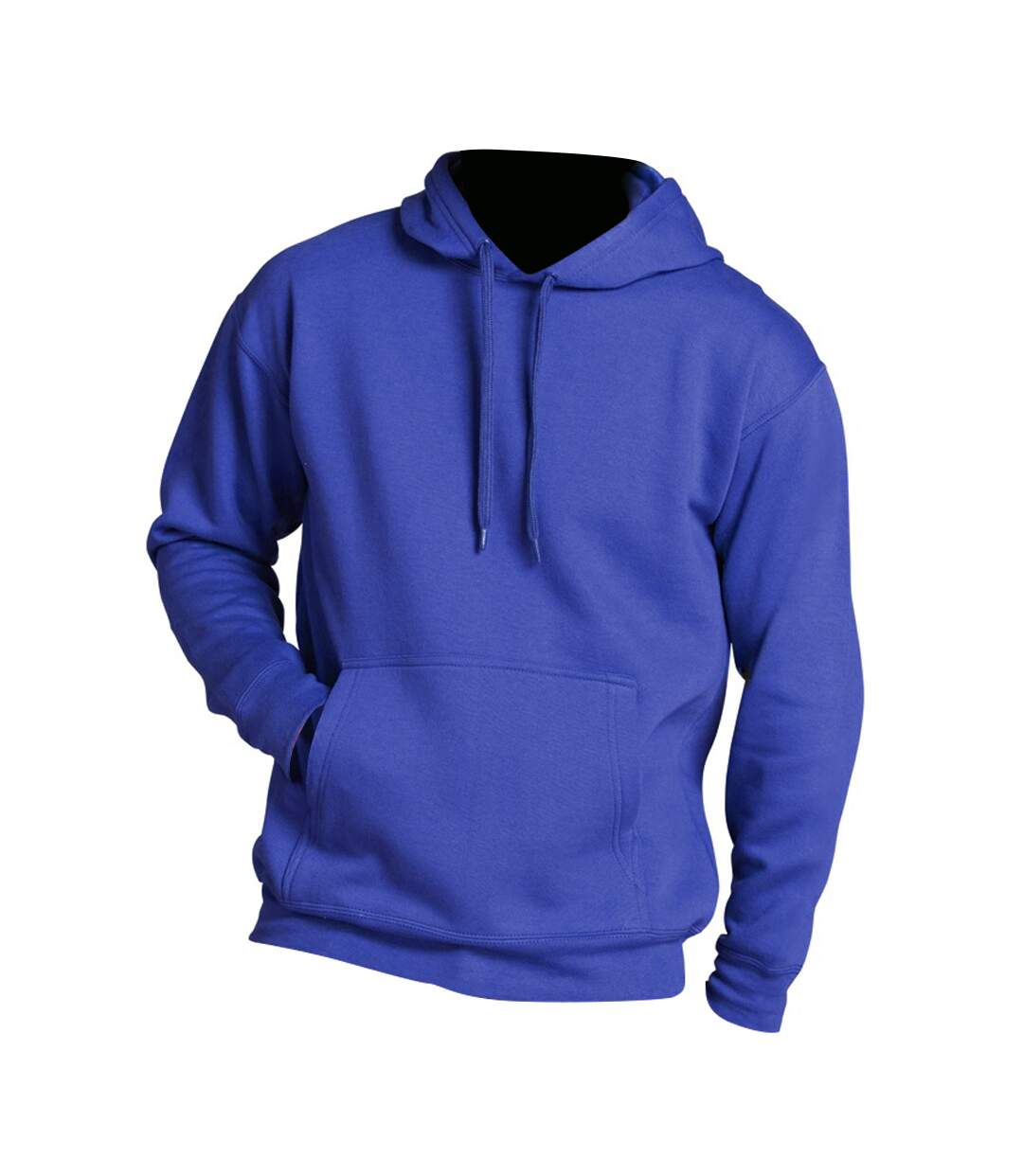 royal blue hooded sweatshirt
