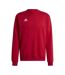 Mens Entrada 22 Ribbed Collar Sweatshirt Team Power Red Adidas-2