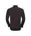 Russell Collection Mens Fitted Long-Sleeved Shirt (Black) - UTPC6021