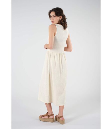 Robe midi unie ARIA