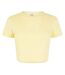 T-shirt Court Motif/style 1 Femme Crème Jack Wills-2