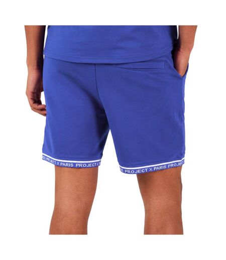 Short bleu pétrole/blanc homme project x paris ww