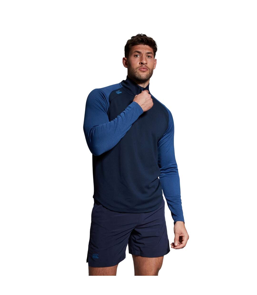 Mens Elite Base Layer Top Navy True Navy Canterbury-1