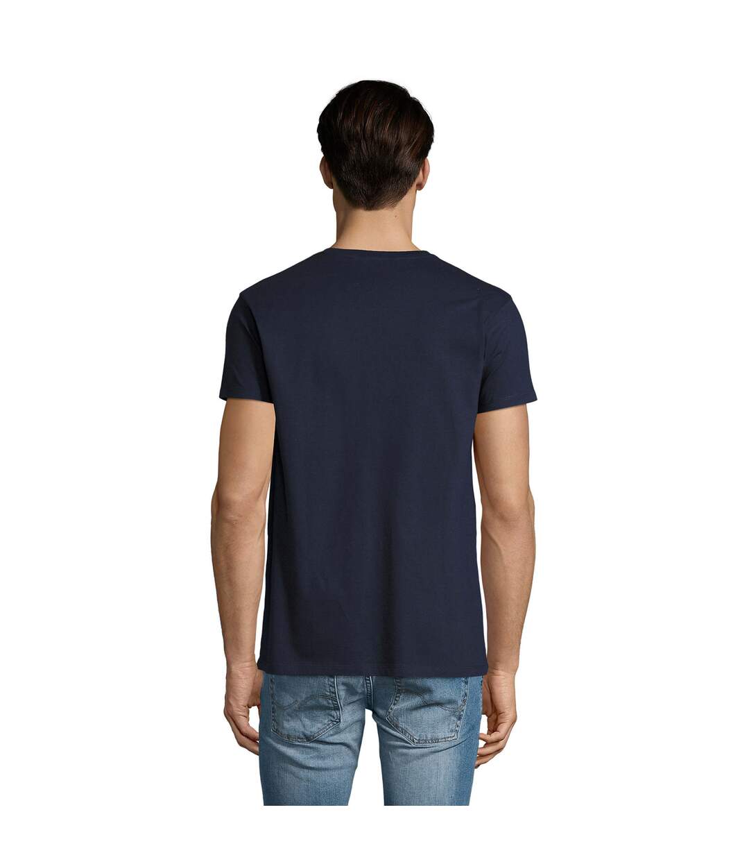 T-shirt imperial homme bleu marine SOLS