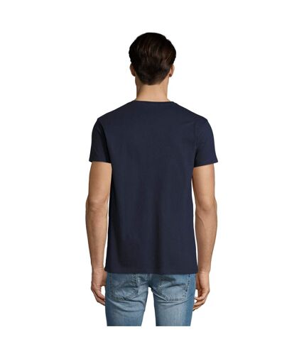 Mens imperial v neck t-shirt french navy SOLS