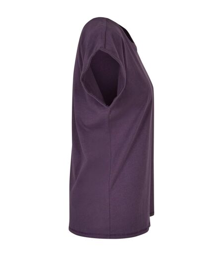 T-shirt Femme Violet Foncé Build Your Brand