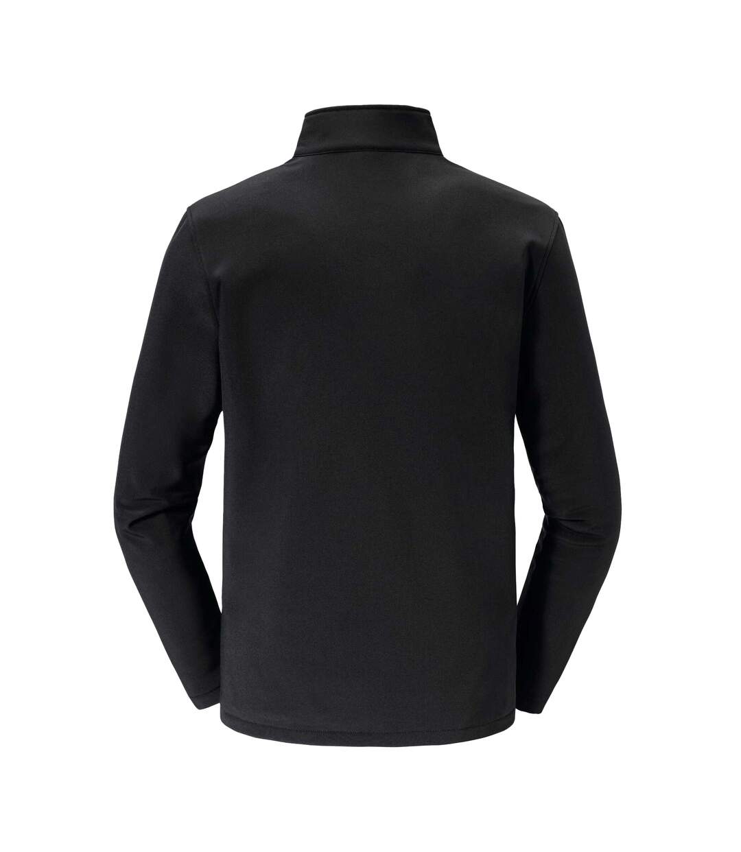 Mens Essential Soft Shell Jacket Black Russell-2