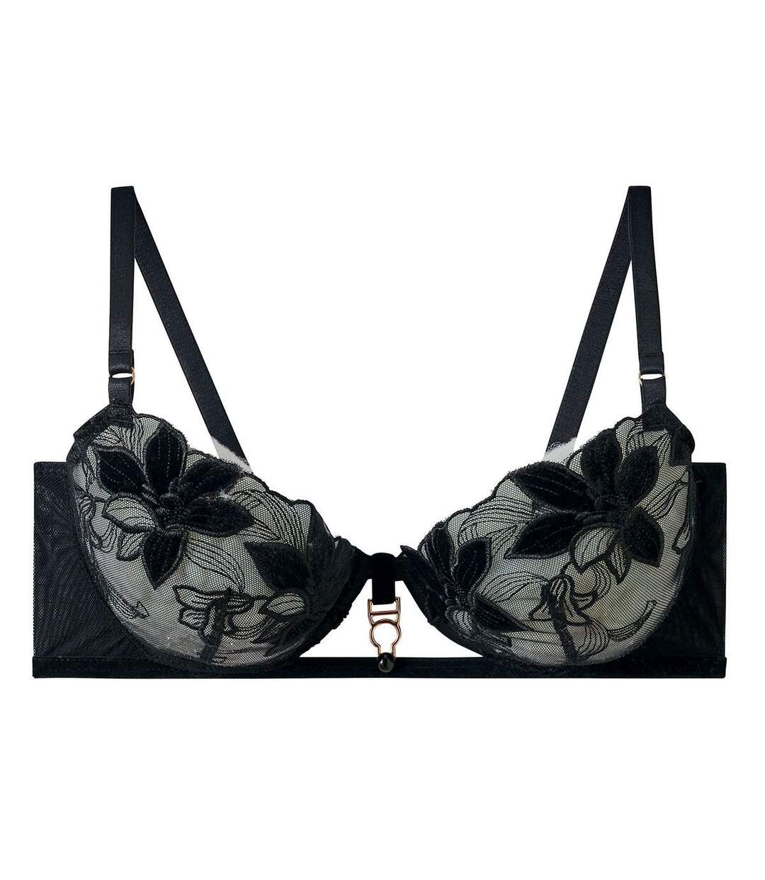 Soutien-gorge à armatures noir Rafale-1