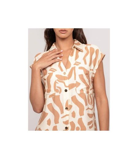 Robe boutonnée longue sans manches ISALINE - Dona X Lisa