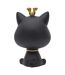 Vide-Poche Statue Chat 25cm Noir-3