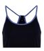 TriDri Womens/Ladies Yoga Vest (French Navy/Blue Melange) - UTRW6535