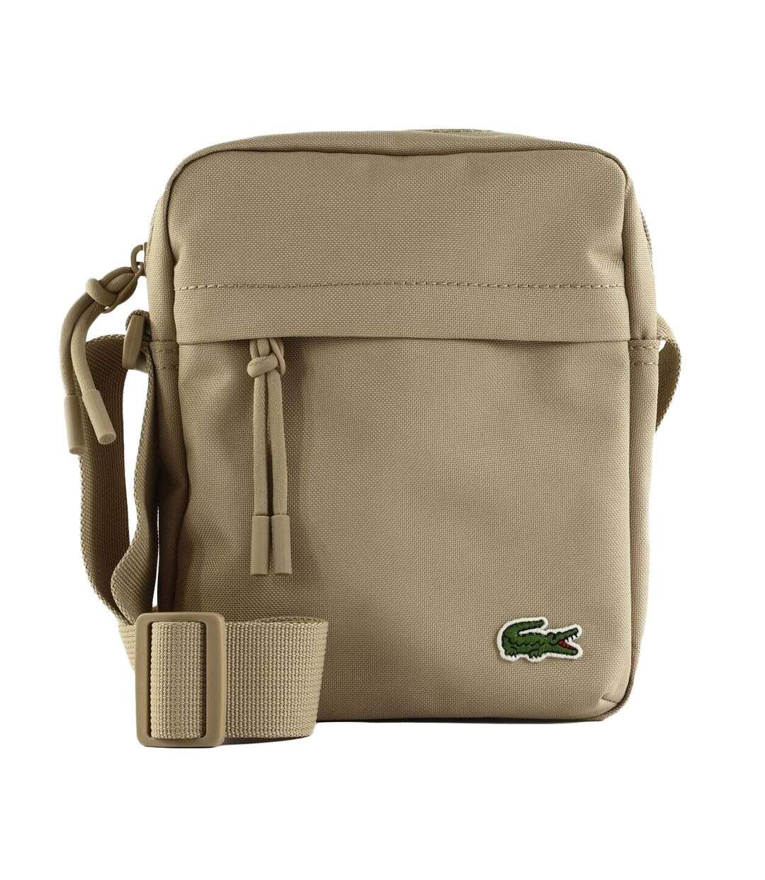 Sacoche beige/kaki clair mixte lacoste neocroc-1