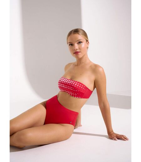 Bas maillot slip de bain échancré taille haute Quito Lisca