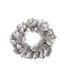 Christmas tipped wreath 50cm silver Premier